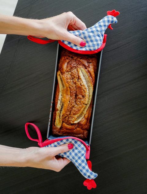 banana bread s olivovým olejem a celozrnnou moukou